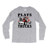 plays with trucks family matching Long Sleeve Shirts