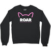 pussy roar - women's march alliance white logo Crewneck Sweatshirt