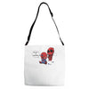 unicorn spidey Adjustable Strap Totes