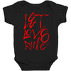 let love rule Baby Bodysuit