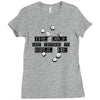 the dice are trying to kill me Ladies Fitted T-Shirt