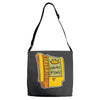 old school gaming king Adjustable Strap Totes