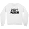 running is importanter Crewneck Sweatshirt