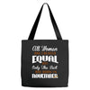 all women are created equal but only the best are born in november Tote Bags