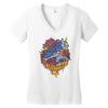 amistad digital Women's V-Neck T-Shirt