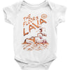 the floor is lava Baby Onesie