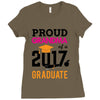 Class of 2017 Proud Mother Graduation Ladies Fitted T-Shirt