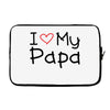 I Love My Papa Laptop sleeve
