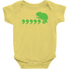 comma chameleon Baby Onesie