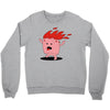 marshmallow prend feu Crewneck Sweatshirt
