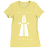 road autobahn Ladies Fitted T-Shirt