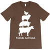 friends not food white T-Shirt