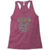 gunshot gorilla chest tee Racerback Tank
