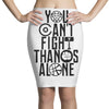 Fight Alone Avengers Pencil Skirts