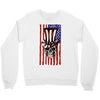 july 4th skull Crewneck Sweatshirt