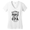 My Favorite People Call Me Opa Women's V-Neck T-Shirt