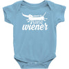 you want to hold my wiener Baby Onesie