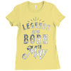 legends are born in may funny Ladies Fitted T-Shirt