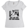 nurse lama Women's Triblend Scoop T-shirt
