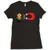 khaki chick magnet Ladies Fitted T-Shirt