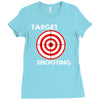 target shooting Ladies Fitted T-Shirt