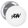 lil xan diego leanos black Pin-back button