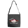 October Peeking Out Baby Girl Adjustable Strap Totes