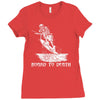 wakeboard to death Ladies Fitted T-Shirt