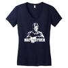 mac gyver schwarz Women's V-Neck T-Shirt