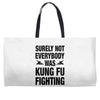 Surely Not Everybody Was Kung Fu Fighting Weekender Totes