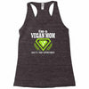 vegan mom's are superheroes! Racerback Tank