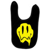 melting acid smiley face Baby Bibs