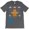 cookie monster gingerbread man ugly christmas sweater T-Shirt