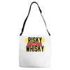 risky after whisky Adjustable Strap Totes