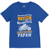 Motorcycles Papaw V-Neck Tee