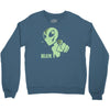 alien believe space sci fi ufo nerd Crewneck Sweatshirt