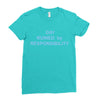 day ruined Ladies Fitted T-Shirt
