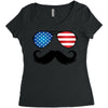 america Women's Triblend Scoop T-shirt