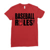 baseball rules Ladies Fitted T-Shirt