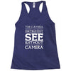 see without a camera Racerback Tank