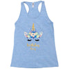 birthday unicorn family series birthday boy Racerback Tank