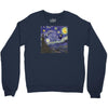 tardis starry night Crewneck Sweatshirt