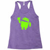 android eats apple Racerback Tank