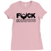 fuck shaving Ladies Fitted T-Shirt