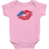 4th of July Lip Baby Bodysuit