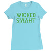 wicked smaht funny (2) Ladies Fitted T-Shirt