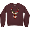 christmas deer Crewneck Sweatshirt