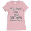 ohn lennon you may say... Ladies Fitted T-Shirt