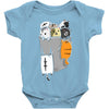 kittens in a pocket Baby Bodysuit
