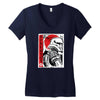 RED SUN - TANK TROOPER Women's V-Neck T-Shirt